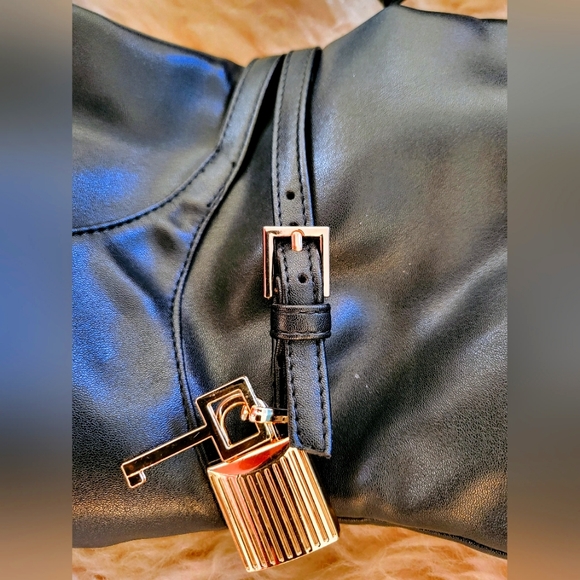 Black genuine leather stiletto ankle boots  NEW 7.5 - Picture 4 of 12